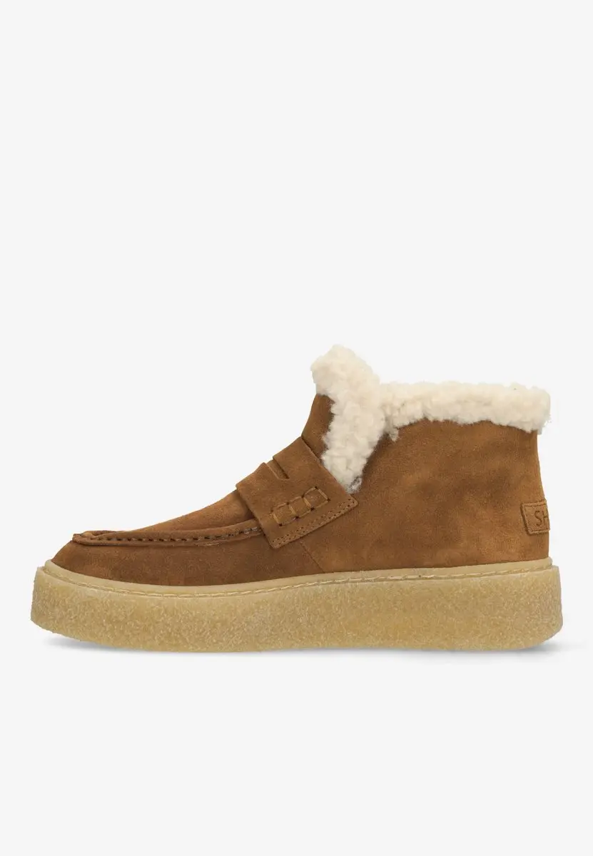 Shabbies Amsterdam Senna Anna Ankle Boot - Warm Brown - Maat 40 - afbeelding 3 van 6