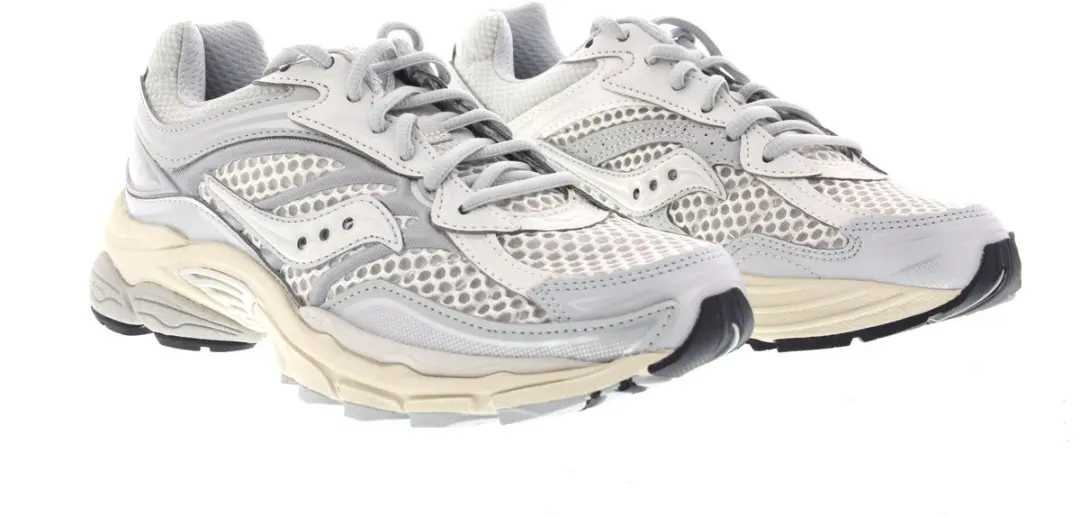 Saucony Progrid Omni 9 Dames Sneakers - Maat 41 - Zilver - afbeelding 3 van 4