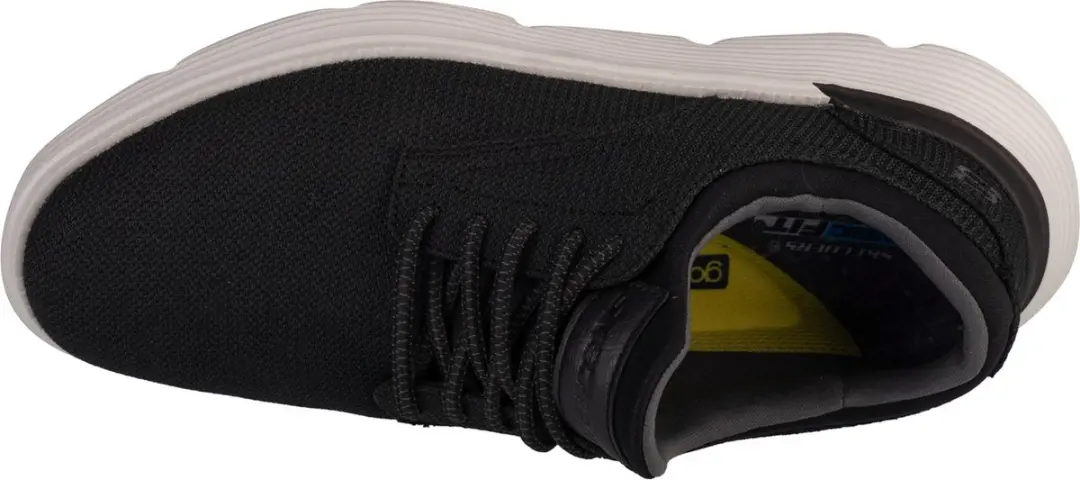 Skechers Garza Reardon Heren Sneakers 204907-BLK - Zwart - afbeelding 3 van 5