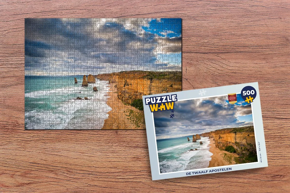 PuzzleWow De twaalf apostelen Legpuzzel 500 Stuks - Multicolor