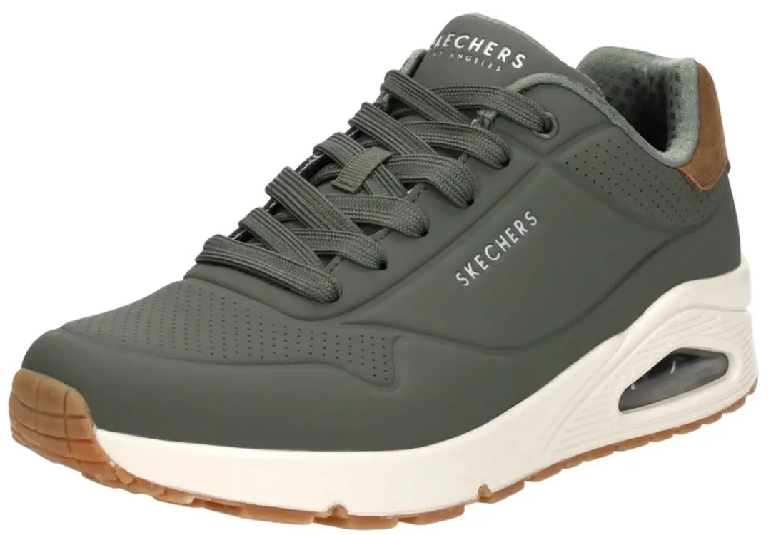 Skechers Uno Suited On Air Heren Sneakers - Olijfgroen - afbeelding 5 van 6