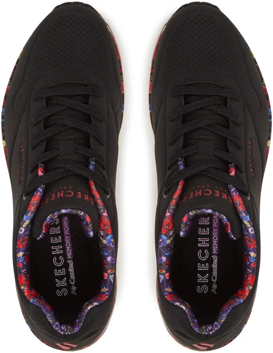 Skechers Uno 155583-BKMT Sneakers - Zwart - afbeelding 3 van 6