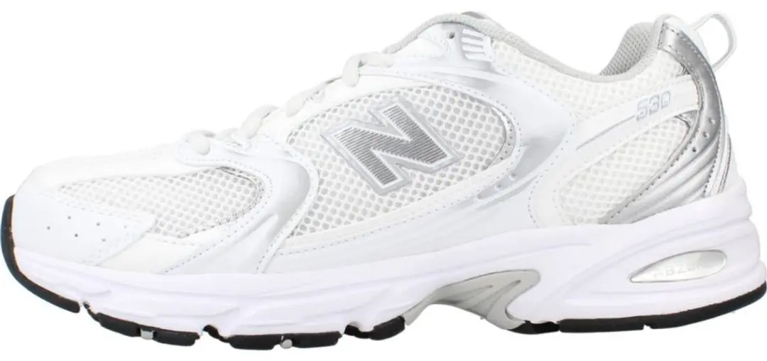 New Balance 530 Heren Sneakers - 43 - NB White - afbeelding 2 van 6