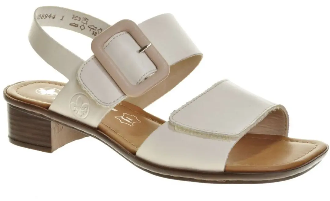 Rieker Sandalen Wit Leder maat 39