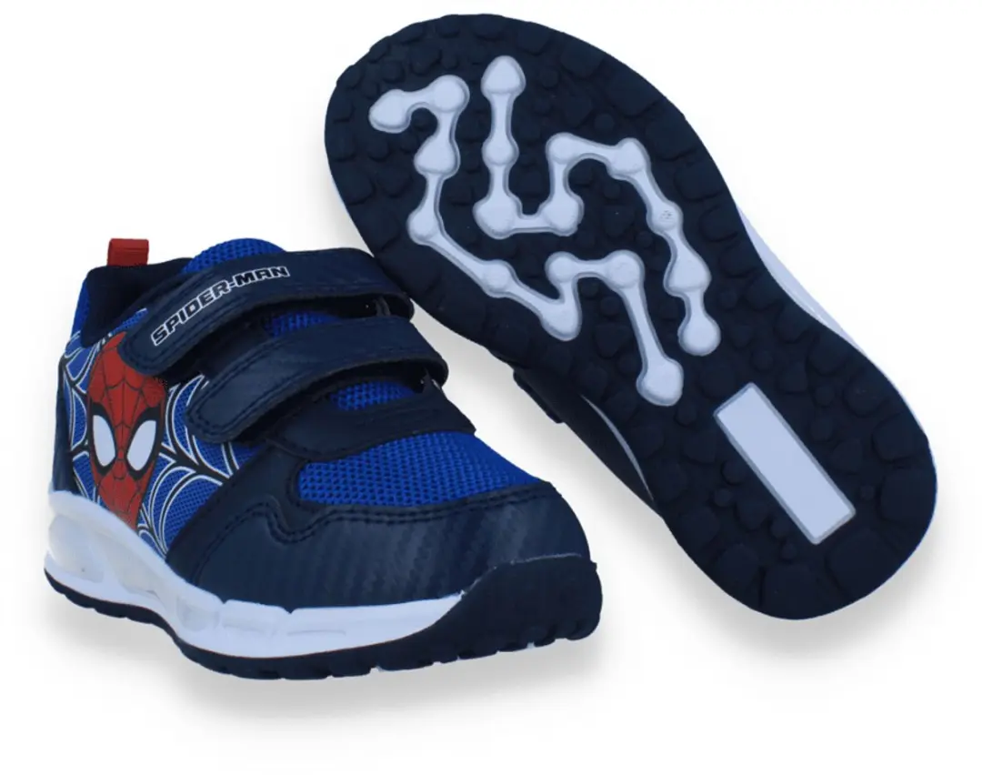 Spider-Man Jongens Sneakers - Lichtjes - Maat 28 - Blauw - afbeelding 2 van 5