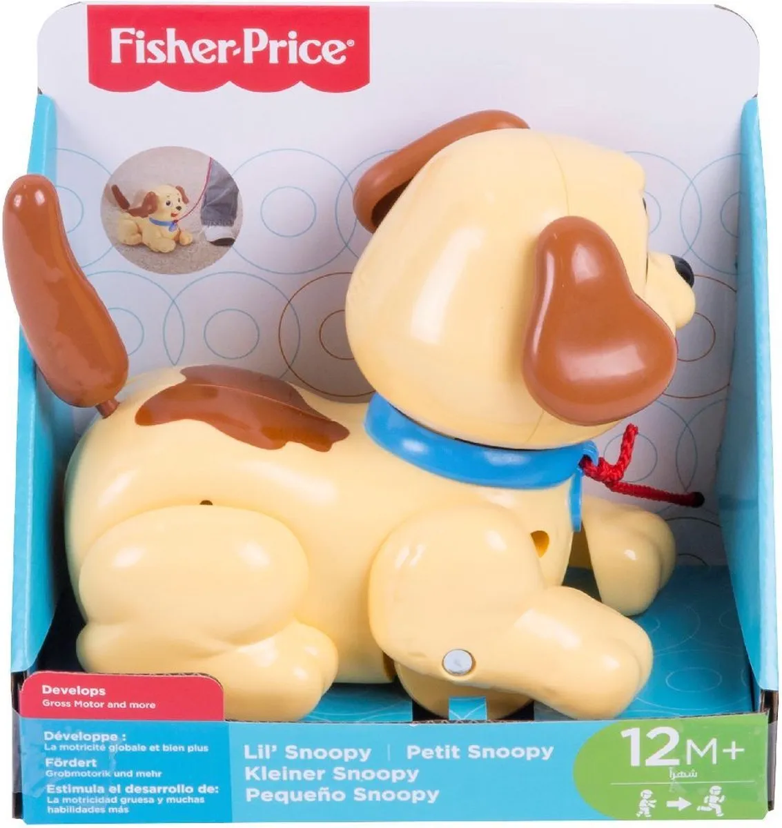 Fisher Price Lil' Snoopy Interactief Speelgoed - Wit
