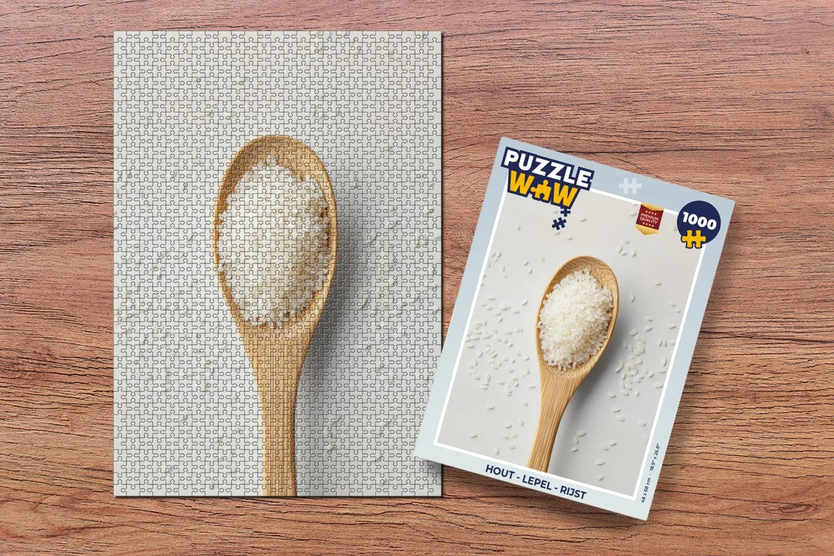 PuzzleWow Lepel Rijst Legpuzzel 1000 Stukjes - MPN 8721172695703