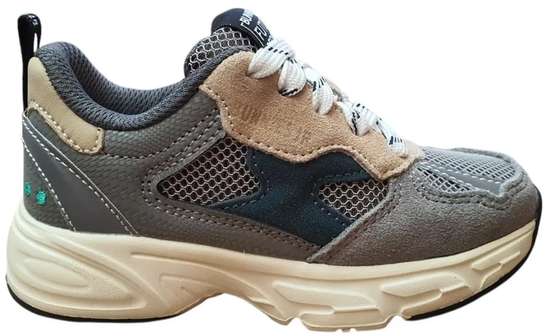 BunniesJR 226060-484 Jongens Lage Sneakers - Grijs - Leer - afbeelding 2 van 6