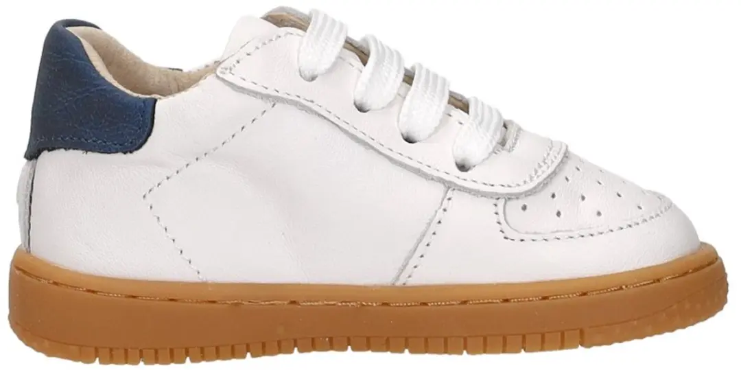 Shoesme Wit-Blauw Sneakertje
