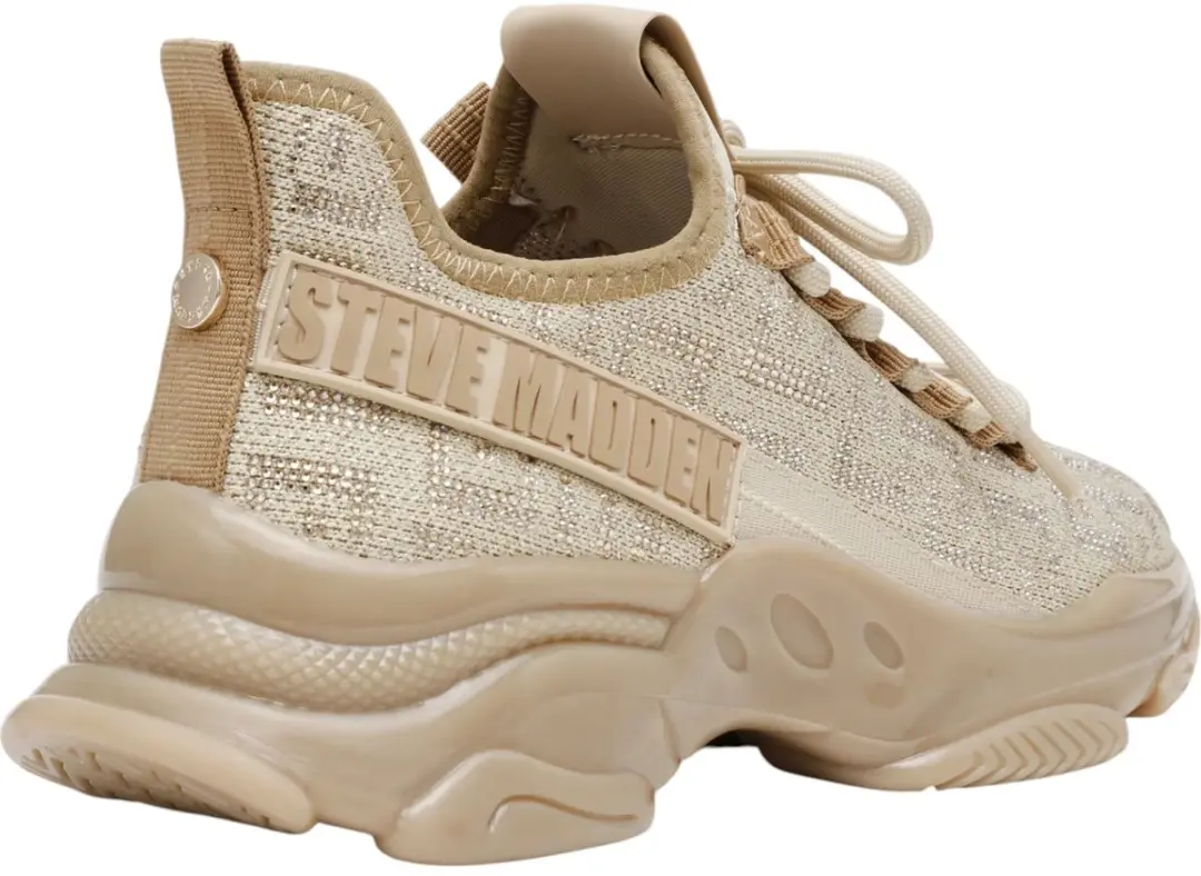 Steve Madden Maxout Dames Sneakers - Bruin - Maat 37 - afbeelding 3 van 6