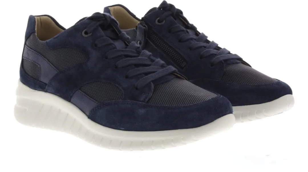 Hartjes Wave Shoe Dames Veterschoenen - 37 - Donkerblauw - afbeelding 3 van 4