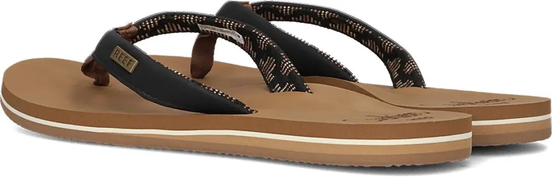 Reef Cushion Sands Teenslipper - 37,5 - Zwart/Bruin - afbeelding 6 van 6