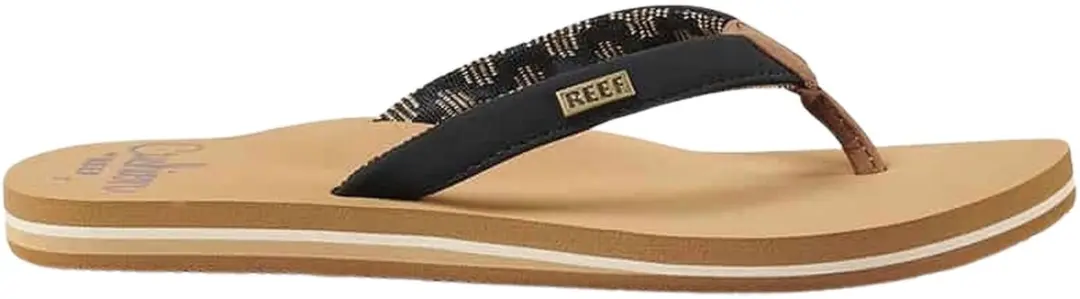 Reef Cushion Sands Teenslipper - 37,5 - Zwart/Bruin - afbeelding 4 van 6