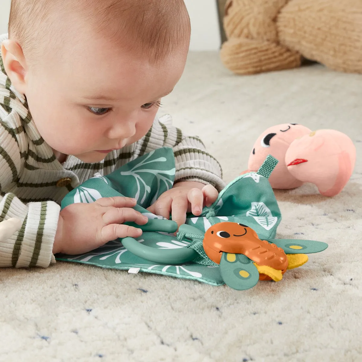 Fisher Price Zintuigen cadeauset - Met bijtring, rammelaar, bal en axolotl met geluidje