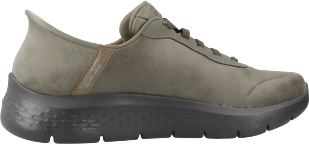Skechers Slip-ins Go Walk Flex Smooth Motion Schoenen Zonder Veters Groen,Grijs
