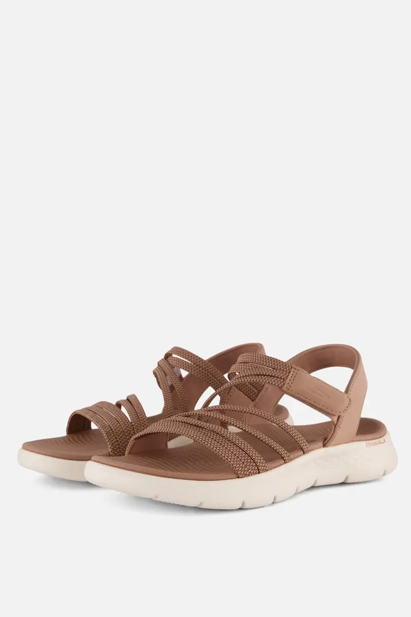 Skechers Go Walk Flex Sandalen cognac Textiel