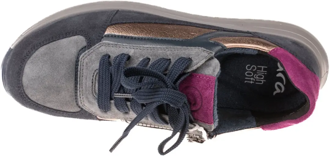 Ara 24826 Sneaker - Maat 39 - Blauw Combi - afbeelding 4 van 6