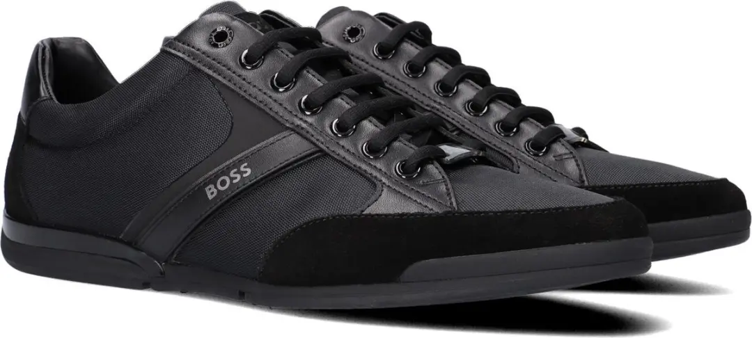 BOSS Saturn Lowp Sneakers - Heren - Maat 46 - Zwart - afbeelding 3 van 6