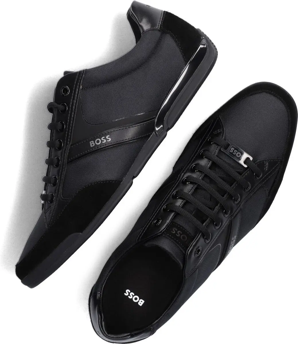 BOSS Saturn Lowp Sneakers - Heren - Maat 46 - Zwart - afbeelding 4 van 6