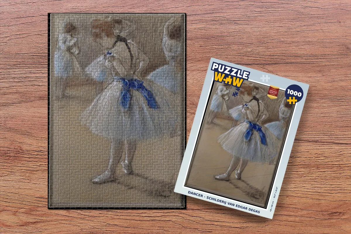 PuzzleWow Dancer Legpuzzel 1000 Stuks - Edgar Degas - Multicolor