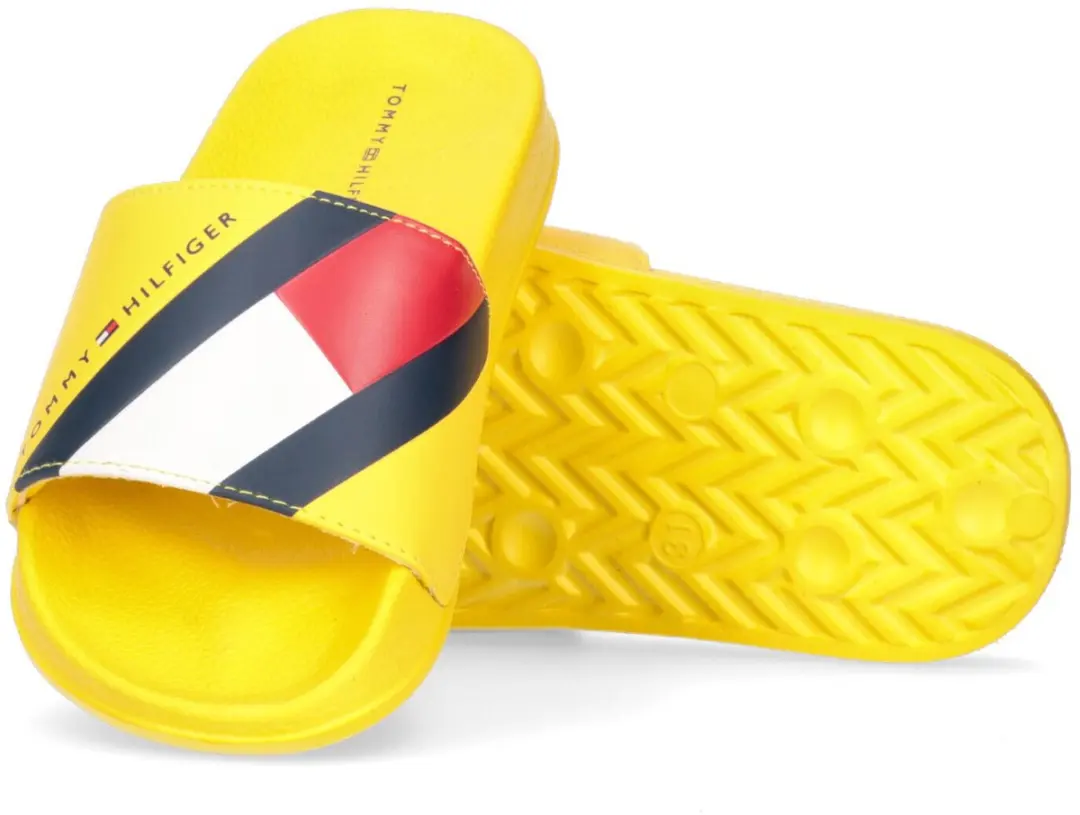 Tommy Hilfiger Teenslipper - 35 - Geel - afbeelding 2 van 3