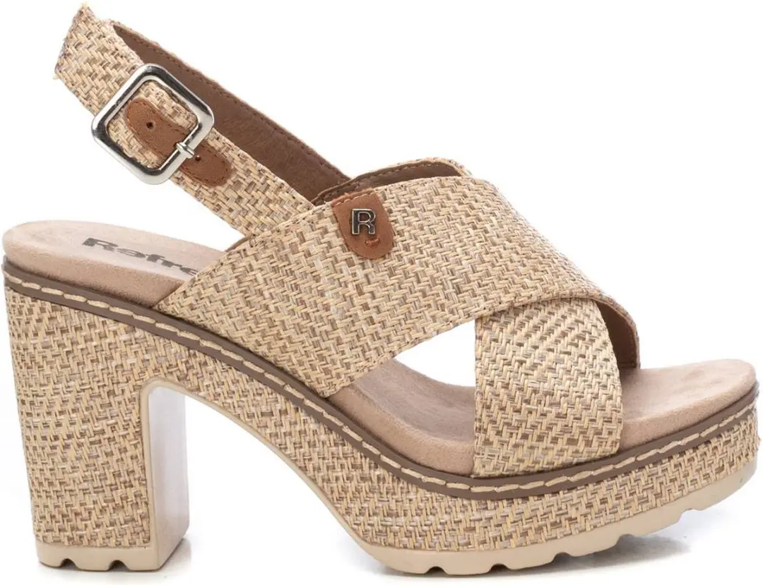 Refresh 172707 Hakken Sandalen Beige,Bruin EU 39 Vrouw