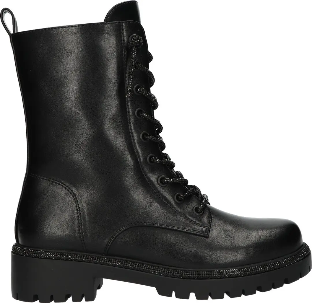 La Strada Bootie Zwart Synthetisch