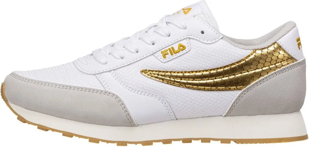 Fila dames retro hardloopschoen Low Orbit F Women wit/goud