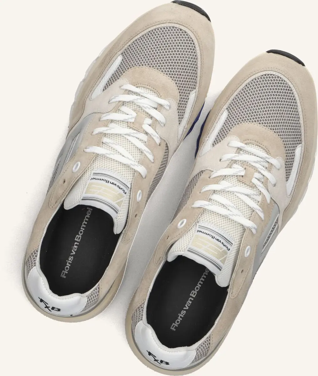 Floris van Bommel De Treener Sfm-10154 Sneakers - Leer - Beige - 43⅓ - afbeelding 5 van 6