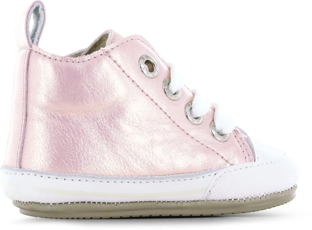 Shoesme BABY-PROOF Sneakers - Metallic Roze - Maat 20 - afbeelding 4 van 6