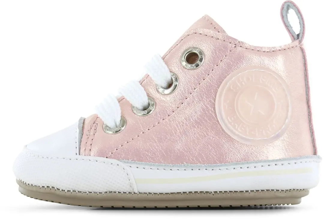 Shoesme BABY-PROOF Sneakers - Metallic Roze - Maat 20 - afbeelding 2 van 6