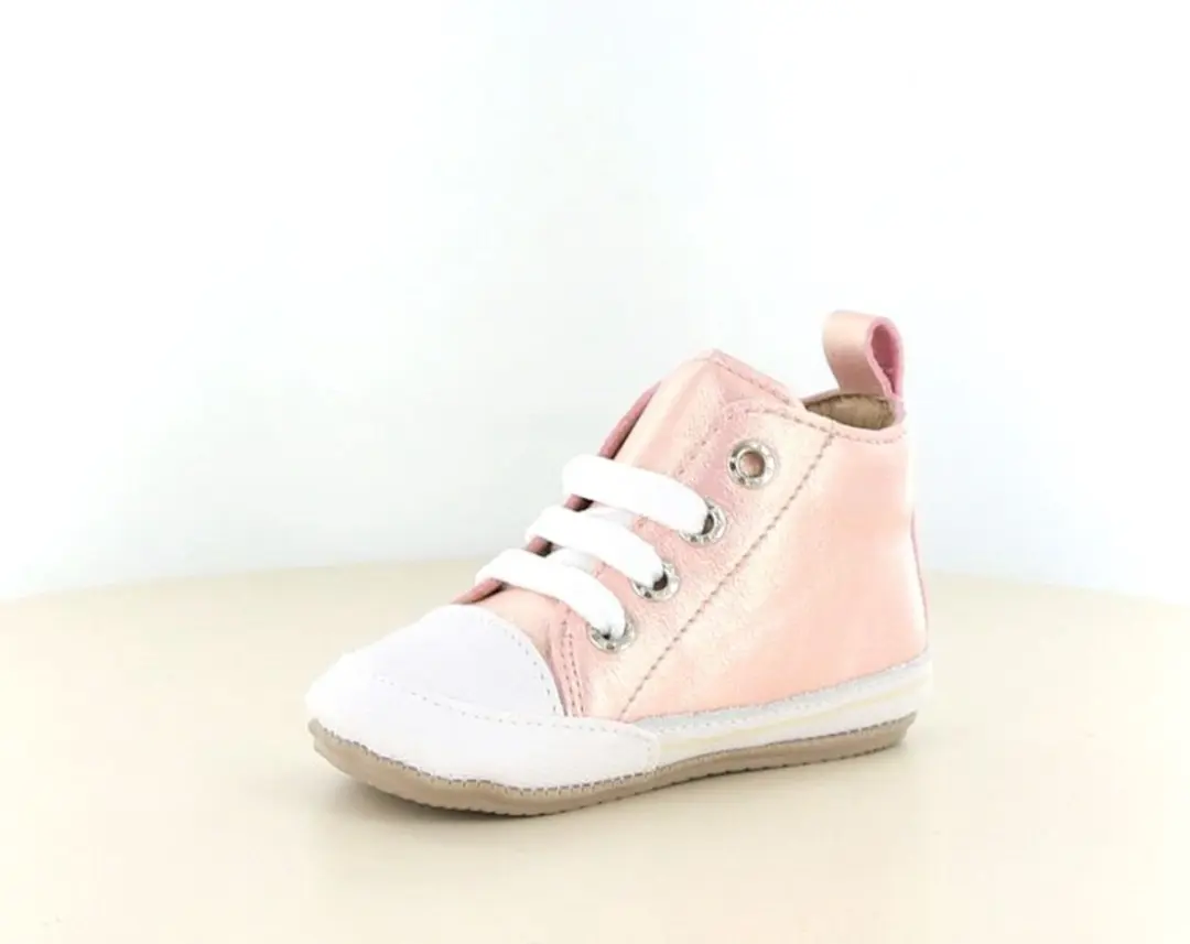 Shoesme BABY-PROOF Sneakers - Metallic Roze - Maat 20 - afbeelding 5 van 6
