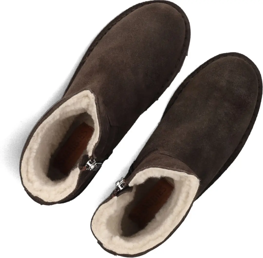 Shabbies Palissa Mia Zip Boots Dames - Bruin - Maat 37 - afbeelding 6 van 6