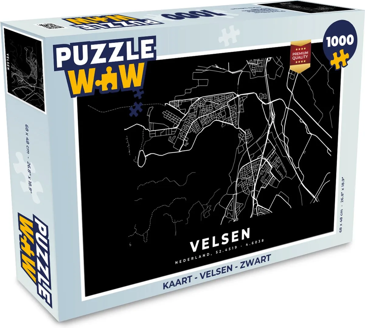 PuzzleWow Velsen Legpuzzel 1000 Stuks - Multicolor