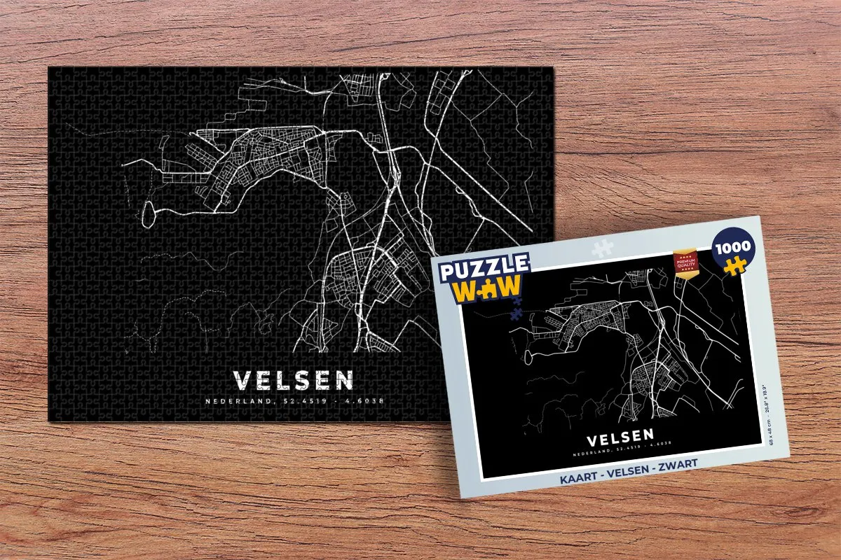 PuzzleWow Velsen Legpuzzel 1000 Stuks - Multicolor