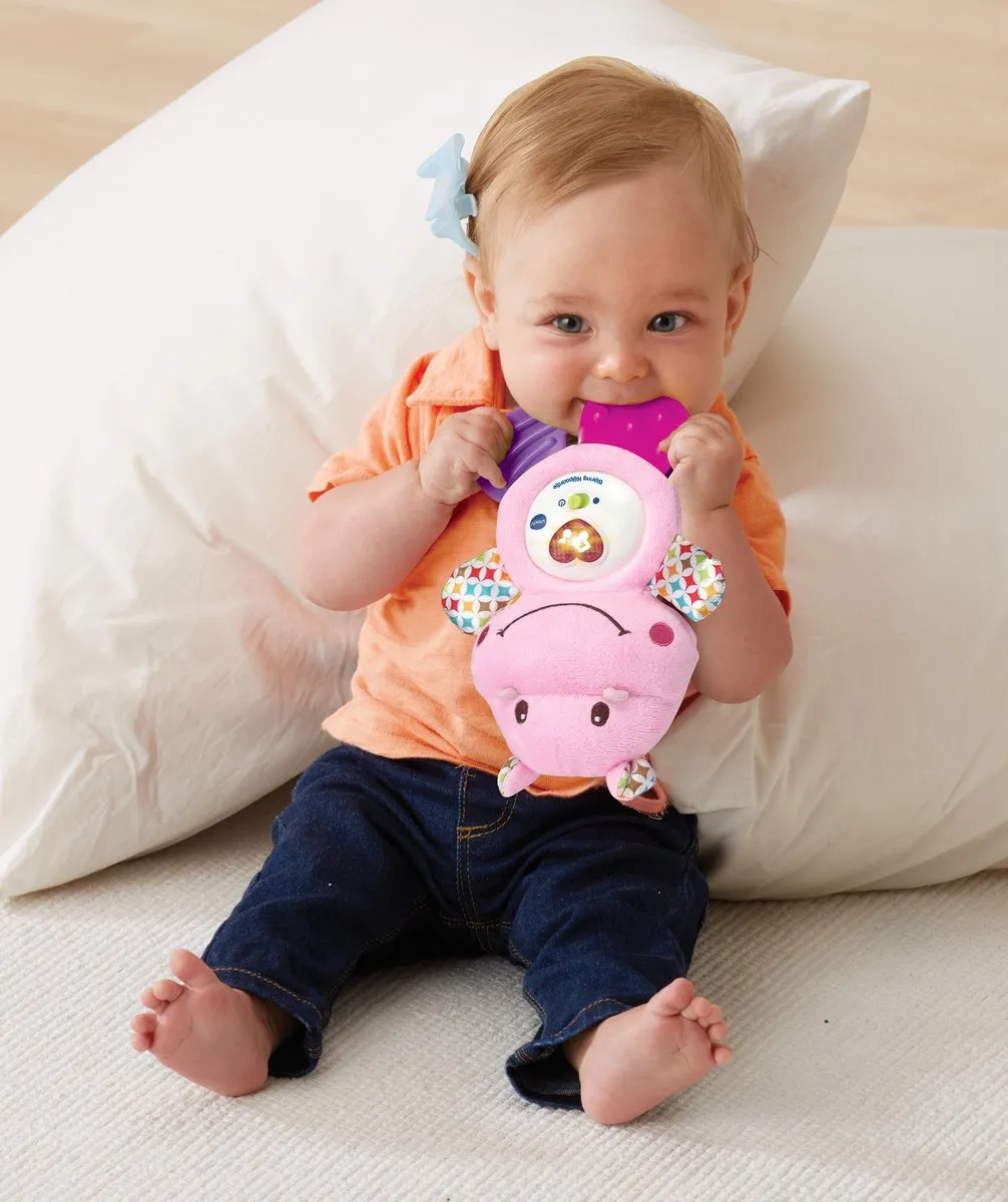 VTech Baby Bijtring Nijlpaardje Roze - 0-24 Maanden