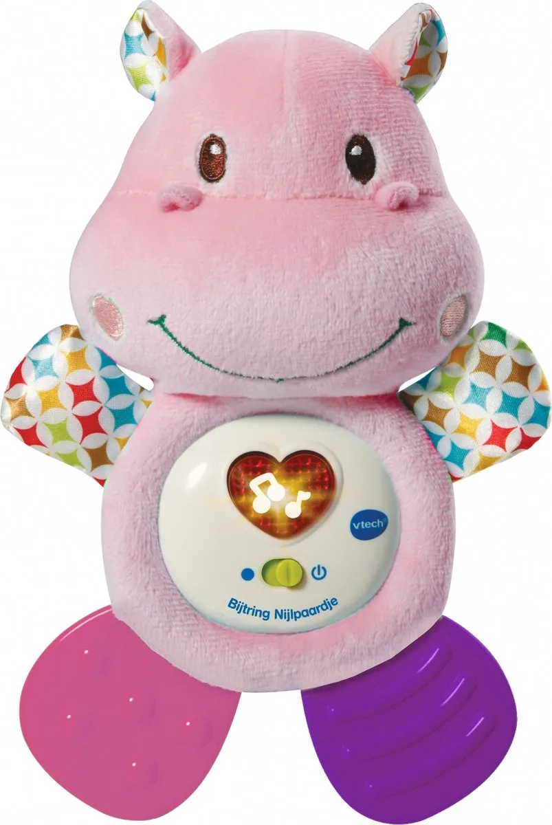 VTech Baby Bijtring Nijlpaardje Roze - 0-24 Maanden - afbeelding 6 van 6