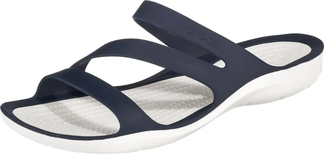 Crocs Swiftwater Sandalen Dames Navy/Wit 42.5 - afbeelding 5 van 6