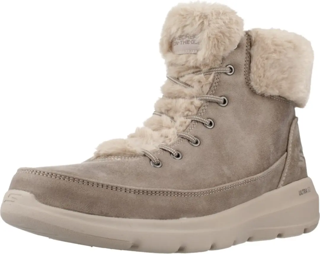 Skechers Glacial Ultra Laarzen - Bruin - Maat 40