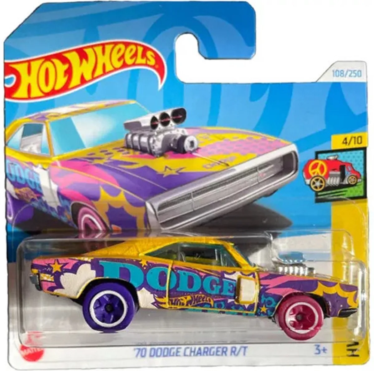 Hot Wheels '70 Dodge Charger R/T Art Cars 1:64