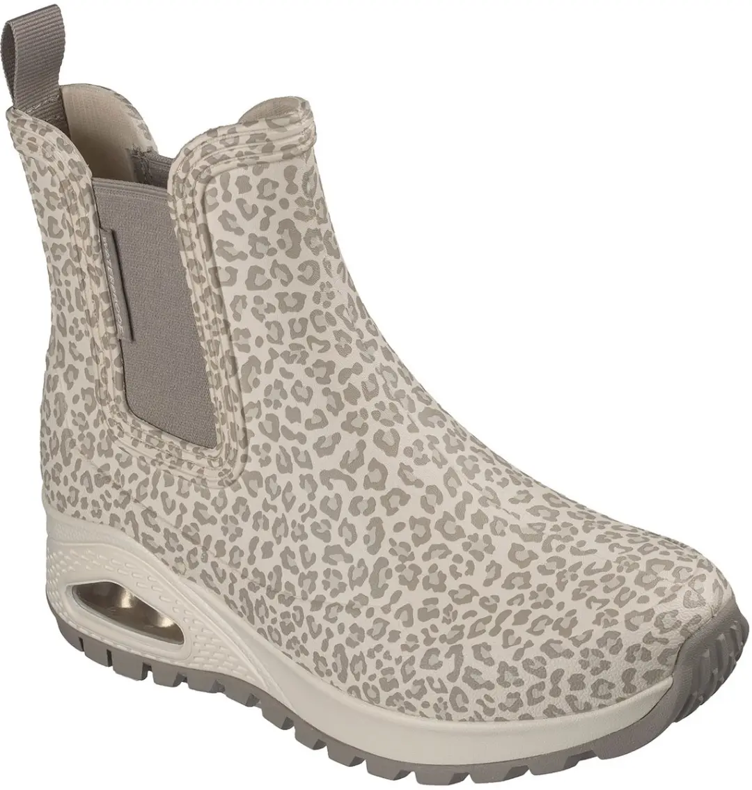 Skechers Dames Street UNO Rugged Dancing N The Rain Sneakers Leopard