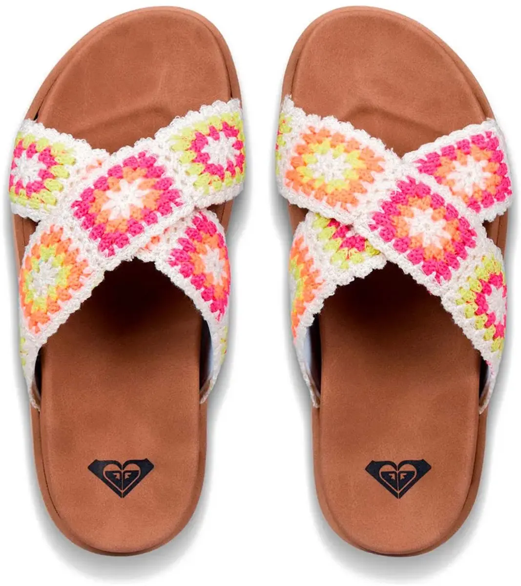Roxy Sienna Hi 1 Sandalen - Bruin/Wit 38 - afbeelding 3 van 4
