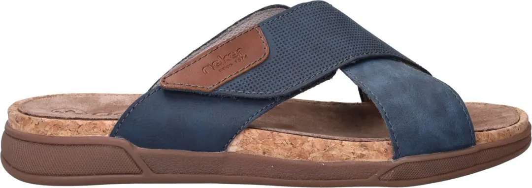 Rieker 27070 Slippers - Blauw - afbeelding 2 van 6