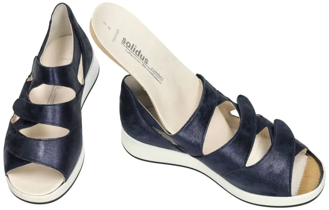 Solidus Hannah Sandalen - Donkerblauw 38 - afbeelding 2 van 6