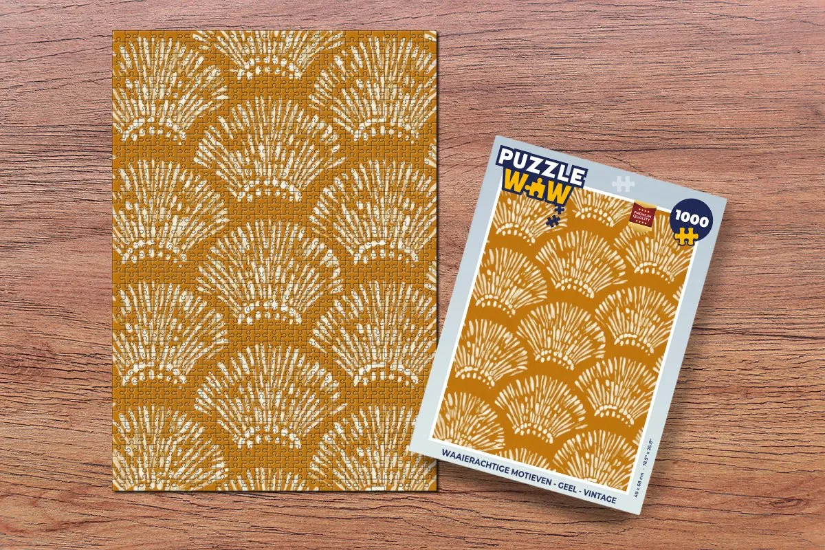 PuzzleWow Vintage Motieven Legpuzzel 1000 Stuks - Multicolor