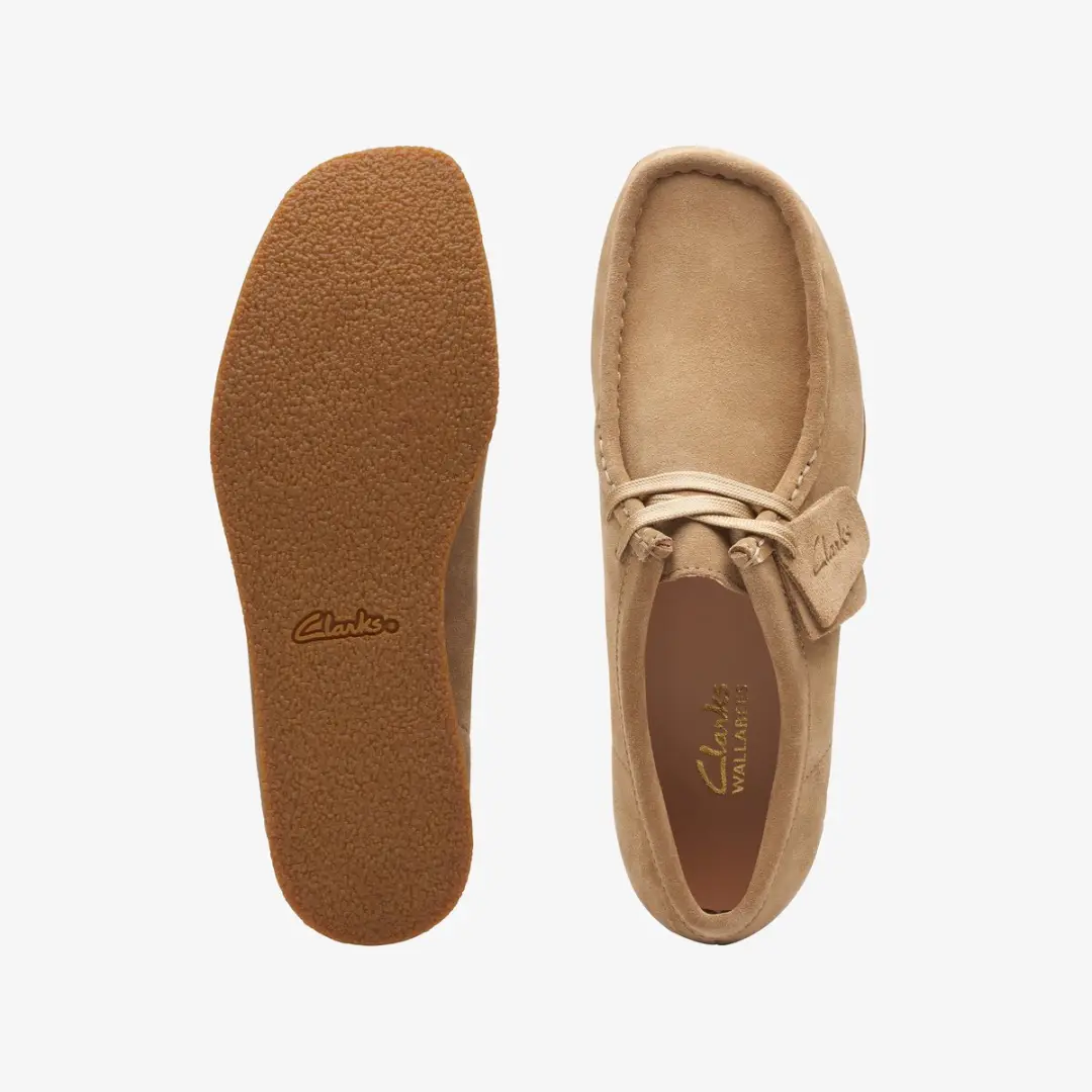 Clarks WallabeeEVOSh Dames Veterschoenen - Suede Beige - afbeelding 4 van 6