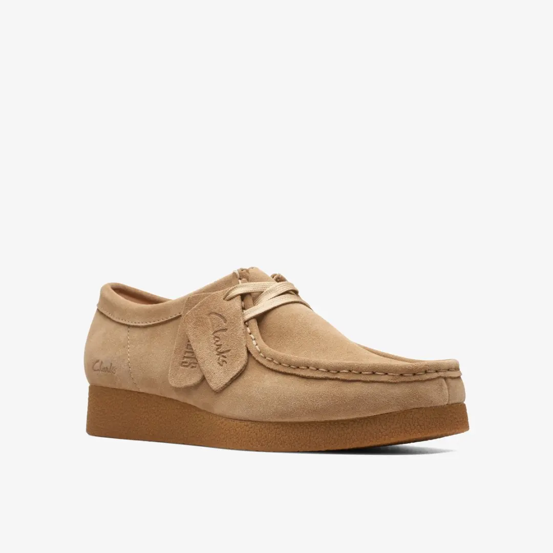 Clarks WallabeeEVOSh Dames Veterschoenen - Suede Beige - afbeelding 6 van 6