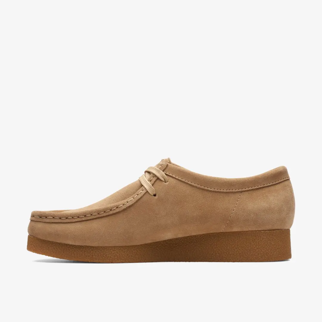 Clarks WallabeeEVOSh Dames Veterschoenen - Suede Beige - afbeelding 3 van 6