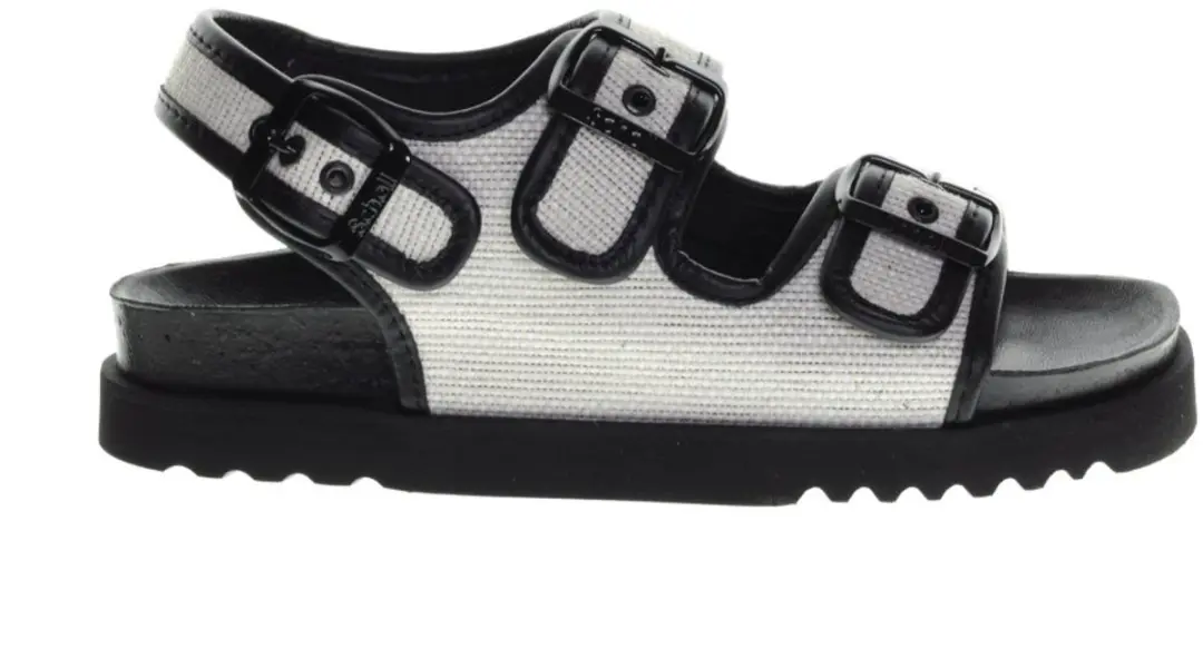 Scholl Juliette Sandaal Wit Zwart maat 37