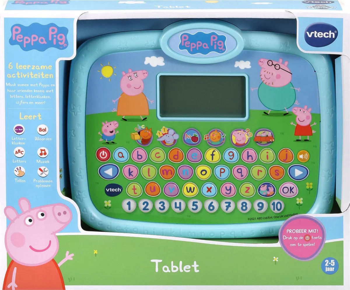 VTech Peppa Pig Tablet - Educatief Speelgoed - Multicolor